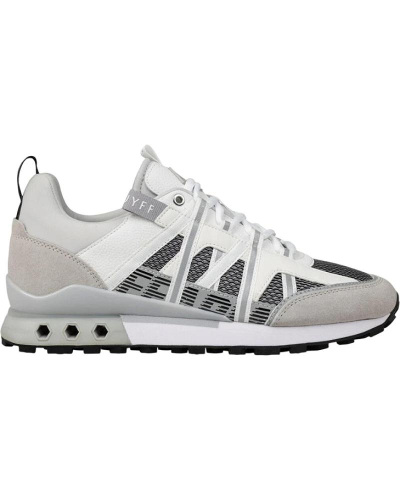 BASKETS CRUYFF FEARIA FUTURA WAVE MESH-SUEDE CC253150 GRIS GRIS