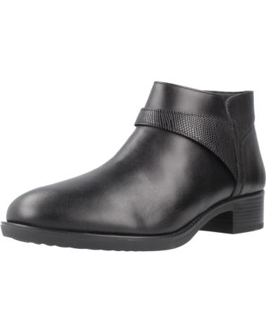 BOTTINE EN CUIR GEOX D FELICITY NOIR C9999 C9999