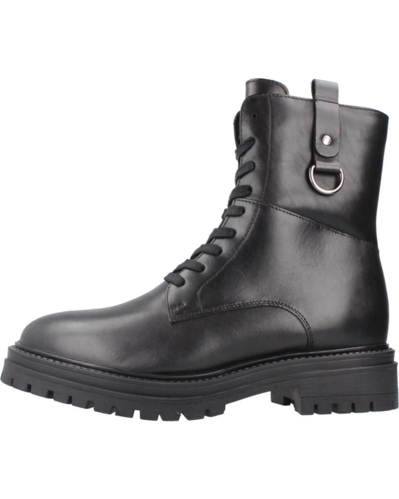 BOTTINE EN CUIR GEOX D IRIDEA NOIR C9999 C9999