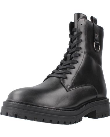 BOTTINE EN CUIR GEOX D IRIDEA NOIR C9999 C9999