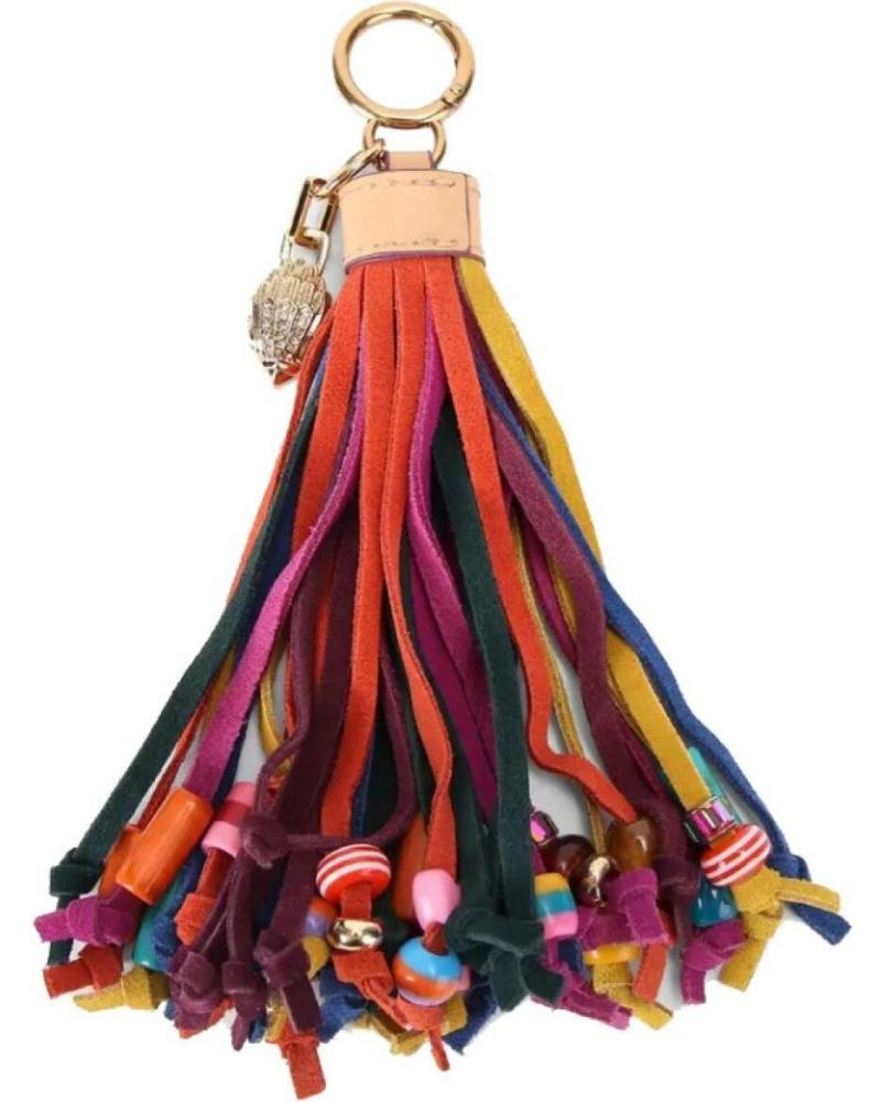 KURT GEIGER LONDON QUASTEN-SCHLÜSSELANHÄNGER TASSEL BEADS CHARM MEHRFARBIG OPNMSC OPNMSC