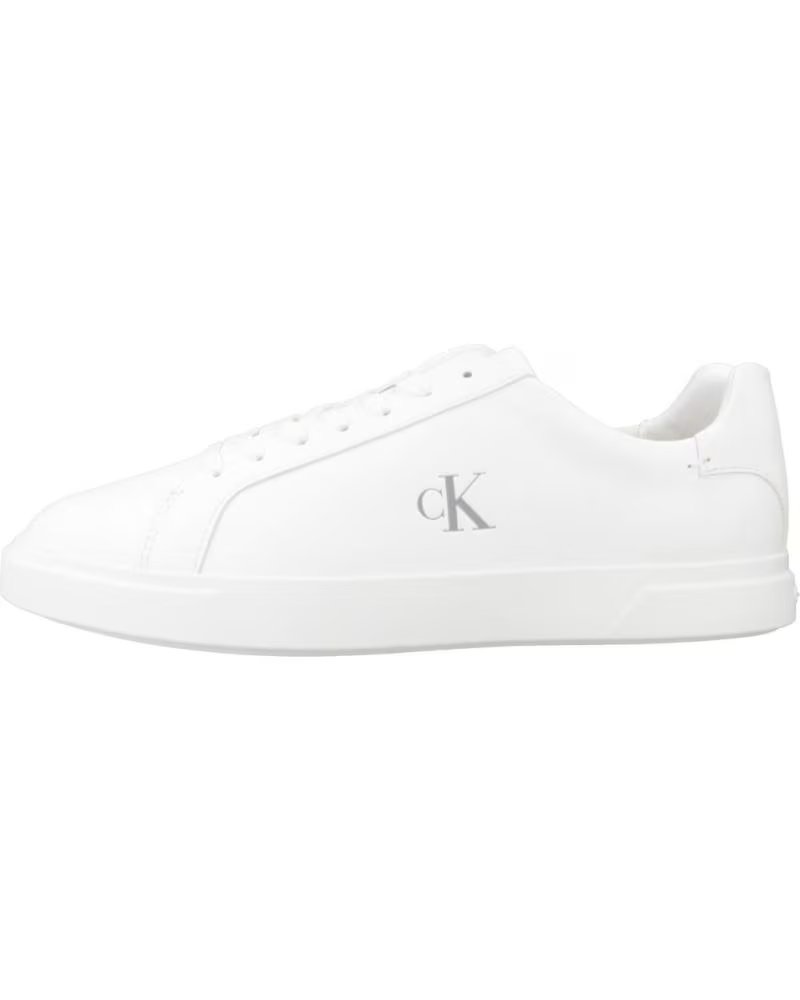 CALVIN KLEIN Zapatillas Low Pro Cups Lth Mg en blanco para mujer BLANCO
