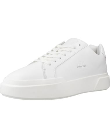 SNEAKERS CALVIN KLEIN CHUNKY CUPSOLE LACEUP LT BIANCHE WHITE