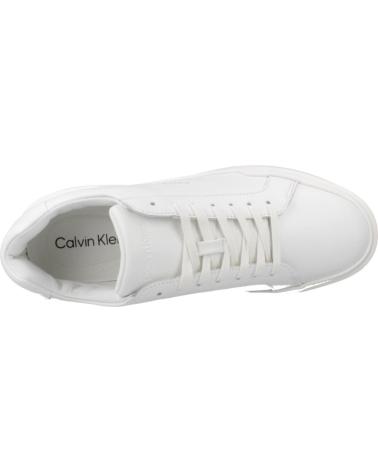 SNEAKERS CALVIN KLEIN CHUNKY CUPSOLE LACEUP LT BIANCHE WHITE