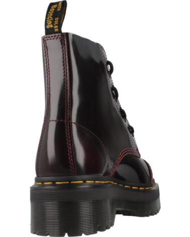 DR MARTENS SINCLAIR BOOTS BURGUNDY CHRRED