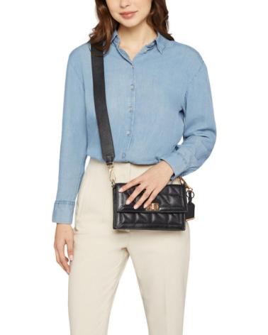 SAC BANDOULIÈRE GEOX D36KXA NOIR MATELASSÉ NEGRO