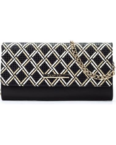 SAC À MAIN MARTINELLI BBM-W394 NOIR AVEC DESIGN MATELASSÉ ET CHAÎNE NEGRO
