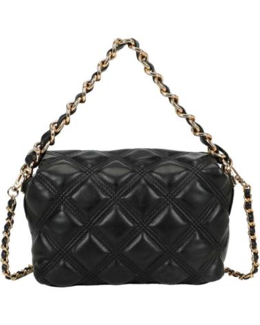 BORSA BINNARI TRAPUNTATA MODELLO 20671 NERA CON CATENA DORATA NEGRO