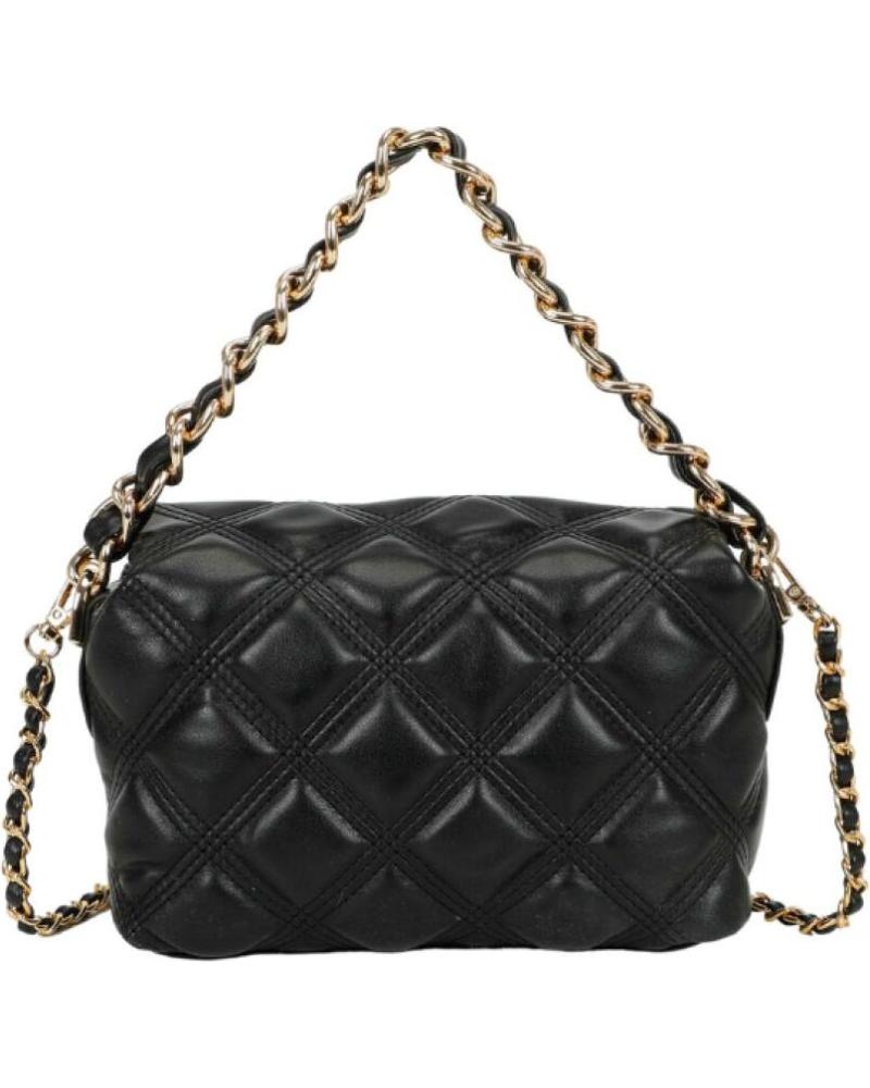 BORSA BINNARI TRAPUNTATA MODELLO 20671 NERA CON CATENA DORATA NEGRO