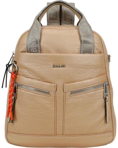 ZAINO BINNARI MODELLO 20602 MARRONE CON TASCHE MULTIPLE MARRóN
