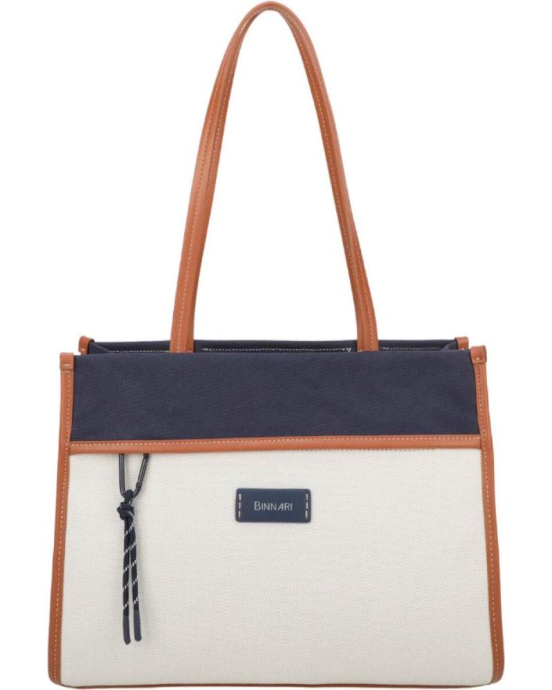 BINNARI UMHÄNGETASCHE 20580 ZWEIFARBIG MARINEBLAU UND CREME VARIOS COLORES