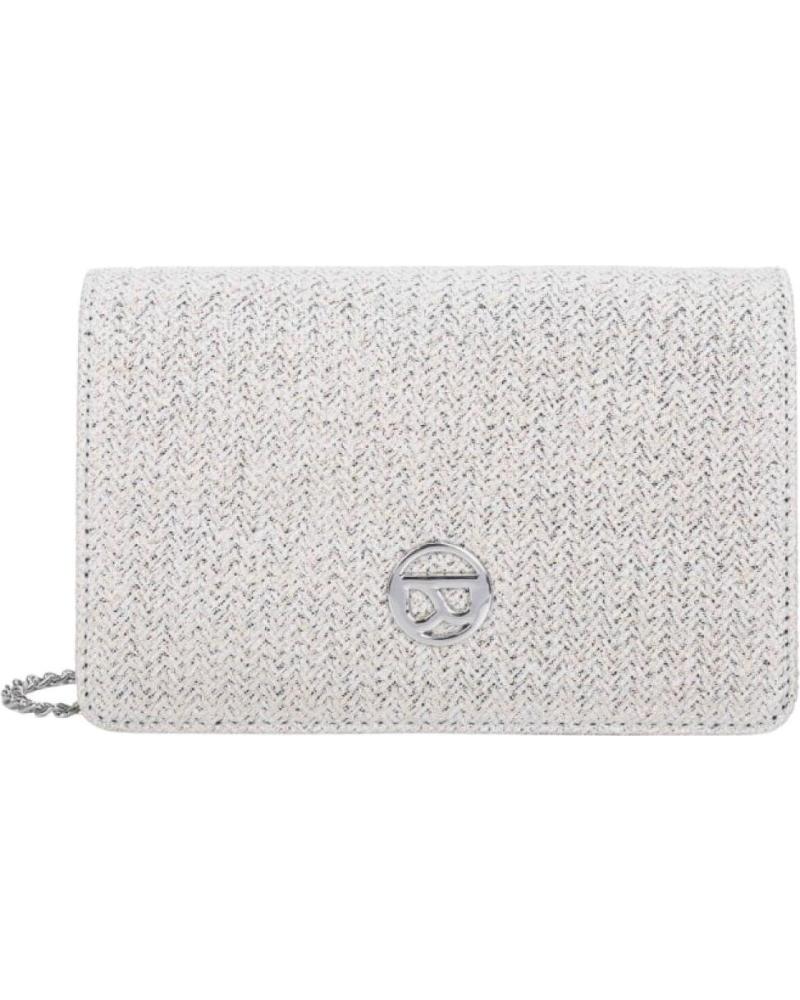 BORSA A TRACOLLA BINNARI 20553 ARGENTO CON TEXTURE ELEGANTE PLATEADO