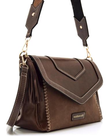 SAC BANDOULIÈRE MARIA MARE CASEY MARRON MARRóN