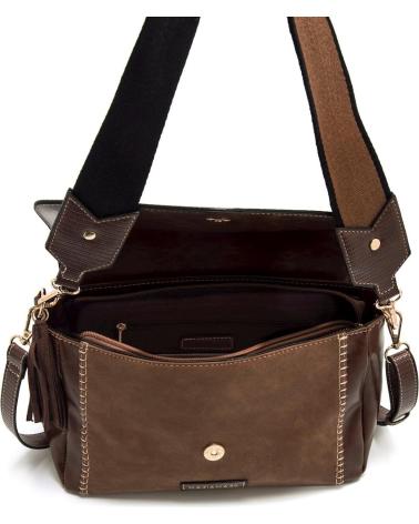 SAC BANDOULIÈRE MARIA MARE CASEY MARRON MARRóN