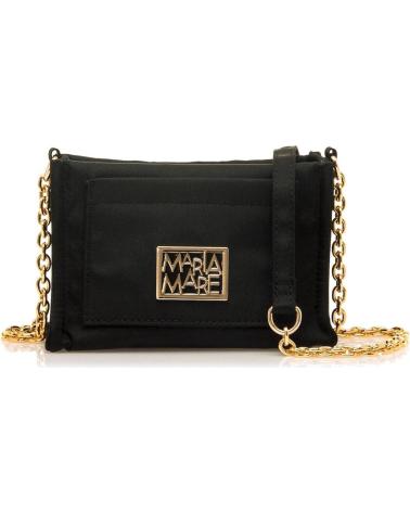 SAC BANDOULIÈRE MARIA MARE DAUMA NOIR AVEC CHAÎNE DORÉE NEGRO
