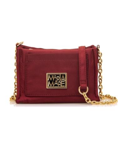 SAC BANDOULIÈRE MARIA MARE DAUMA ROUGE AVEC CHAÎNE DORÉE ROJO
