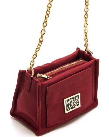 SAC BANDOULIÈRE MARIA MARE DAUMA ROUGE AVEC CHAÎNE DORÉE ROJO