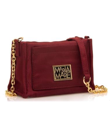 SAC BANDOULIÈRE MARIA MARE DAUMA ROUGE AVEC CHAÎNE DORÉE ROJO