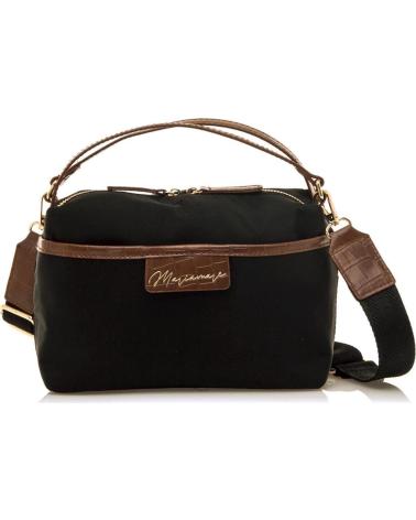 SAC BANDOULIÈRE MARIA MARE HENAR NOIR AVEC POIGNÉES SUPÉRIEURES NEGRO