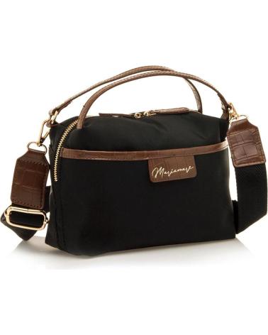 SAC BANDOULIÈRE MARIA MARE HENAR NOIR AVEC POIGNÉES SUPÉRIEURES NEGRO