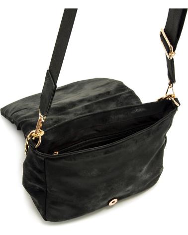 SAC BANDOULIÈRE TRESSÉ MARIA MARE MERA NOIR NEGRO
