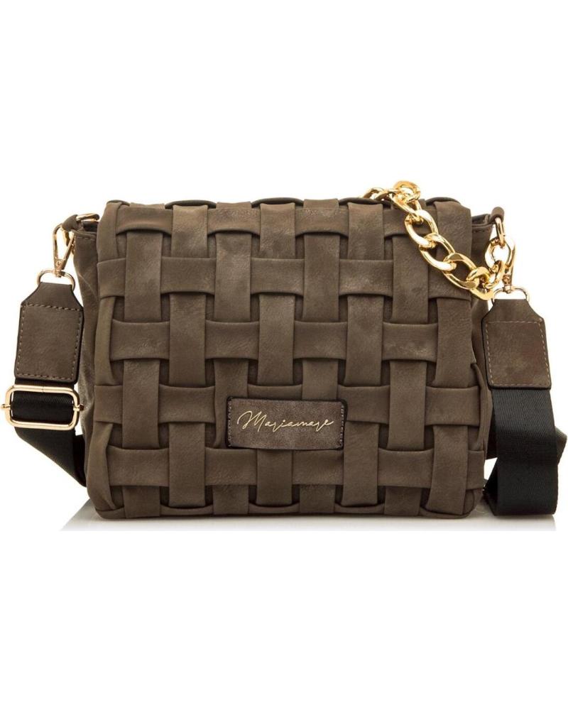 SAC BANDOULIÈRE TRESSÉ MARIA MARE MERA MARRON MARRóN