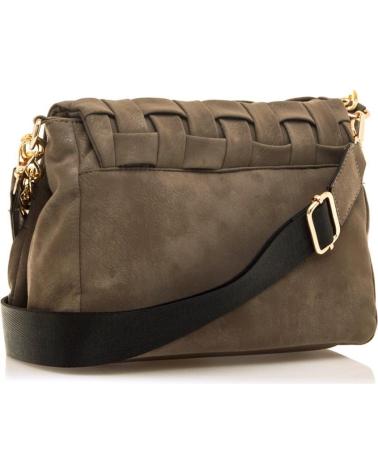 SAC BANDOULIÈRE TRESSÉ MARIA MARE MERA MARRON MARRóN
