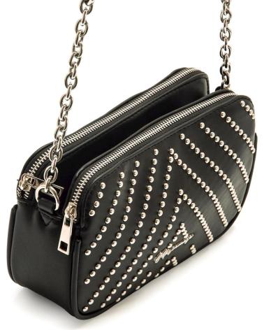 SAC BANDOULIÈRE MARIA MARE MONES NOIR AVEC CLOUS NEGRO