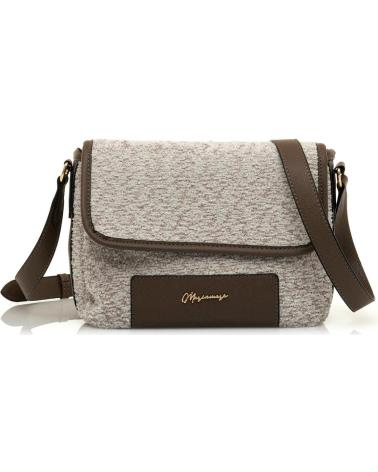 SAC BANDOULIÈRE MARÍA MARE TAIMI BEIGE TEXTURÉ BEIGE