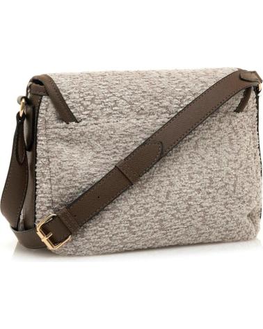 SAC BANDOULIÈRE MARÍA MARE TAIMI BEIGE TEXTURÉ BEIGE