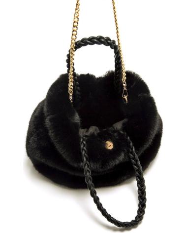SAC À MAIN MARIA MARE BOMBO NOIR EN FAUSSE FOURRURE NEGRO