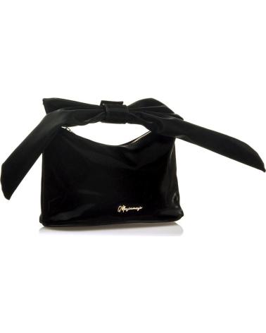 BOLSA MARIA MARE BOW PRETA COM LAÇO DISTINTO NEGRO