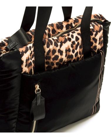 Inizio-MARIA-MARE-BORSA MARIA MARE AILYN NERA: STILE CHIC CON TOCCO ANIMALIER-NEGRO