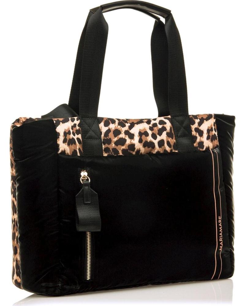 Inizio-MARIA-MARE-BORSA MARIA MARE AILYN NERA: STILE CHIC CON TOCCO ANIMALIER-NEGRO