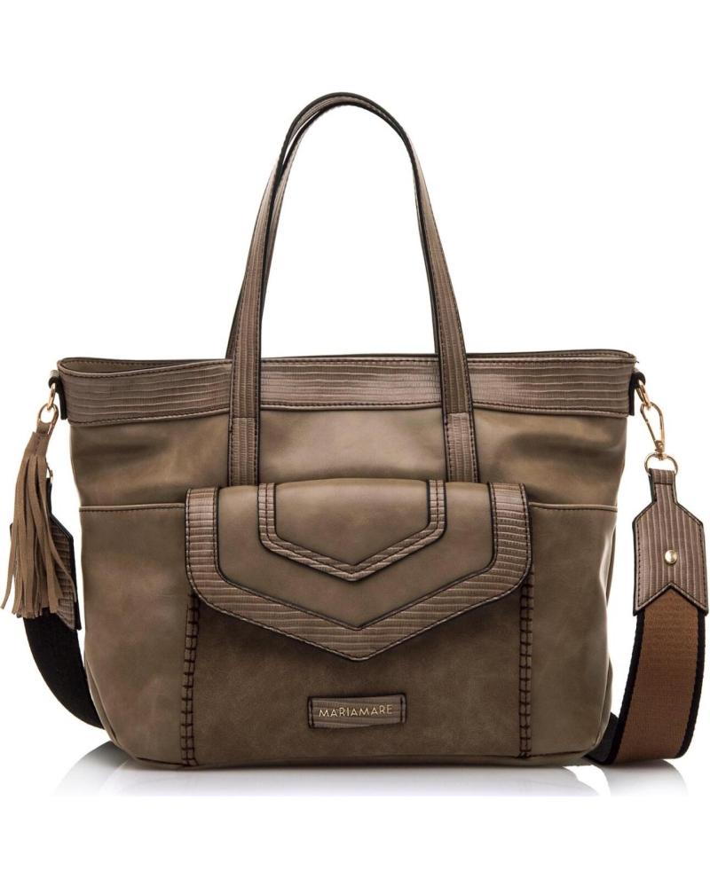 BOLSA TOTE MARIA MARE CHELAN MARROM MARRóN