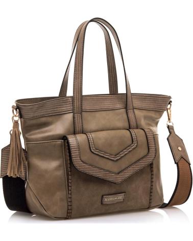 BOLSA TOTE MARIA MARE CHELAN MARROM MARRóN