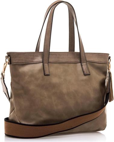 BOLSA TOTE MARIA MARE CHELAN MARROM MARRóN