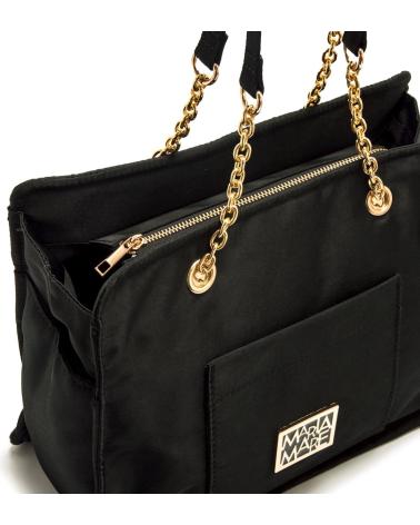 BORSA A SPALLA MARIA MARE DAYAN NERA CON CATENA DORATA NEGRO