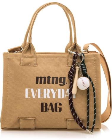 BORSA MTNG EVEN MINI TOTE BEIGE CON TRACOLLA BEIGE