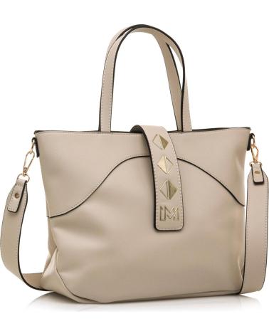 Início-MARIA-MARE-BOLSA MARIA MARE MALLA BEGE COM DETALHES DECORATIVOS-BEIGE