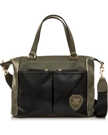 BOLSA MARIA MARE NIEVE2 VERDE COM BOLSOS FRONTAIS VERDE