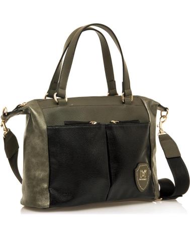BOLSA MARIA MARE NIEVE2 VERDE COM BOLSOS FRONTAIS VERDE