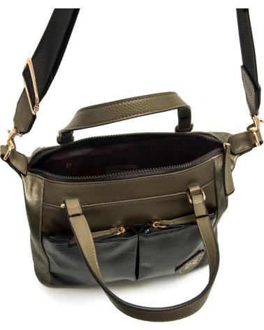 BOLSA MARIA MARE NIEVE2 VERDE COM BOLSOS FRONTAIS VERDE