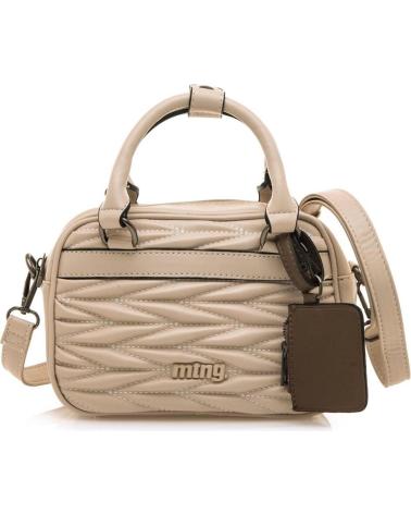 BOLSO BANDOLERA MTNG PIPER BEIGE ACOLCHADO BEIGE