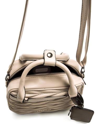 MALA A TIRACOLO MTNG PIPER BEGE ACOLCHOADA BEIGE