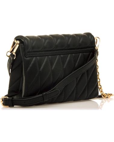 SAC BANDOULIÈRE MARIA MARE SELE NOIR - ÉLÉGANCE AVEC DÉTAILS DORÉS NEGRO