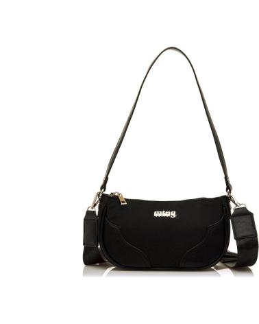 Inizio-MTNG-BORSA A TRACOLLA MTNG SIARA NERA CON DOPPIA TRACOLLA-NEGRO