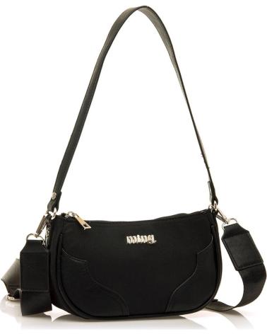 Inizio-MTNG-BORSA A TRACOLLA MTNG SIARA NERA CON DOPPIA TRACOLLA-NEGRO