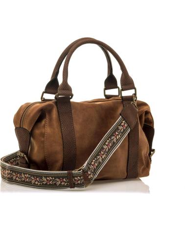 BOLSA TIRACOLO MTNG SOYA MARROM COM ALÇA DE OMBRO AJUSTÁVEL MARRóN