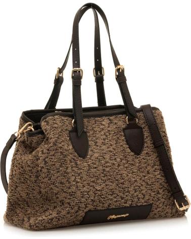 BOLSA DE MÃO MARIA MARE TAYLA MARROM MARRóN